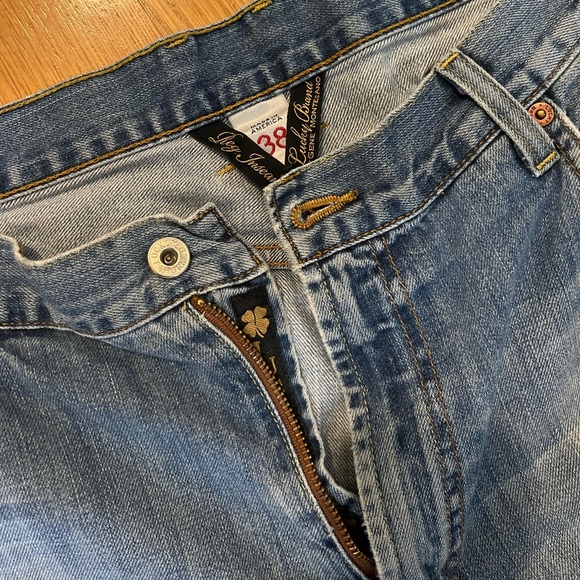 Men’s Vintage Lucky Brand Denim Jeans. 38” waist 31” inseam. Made in USA - Picture 5 of 9
